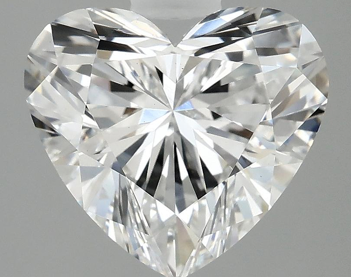 2.96 Carat Heart Shaped Ideal Cut VS1 IGI Certified Lab Grown Diamond