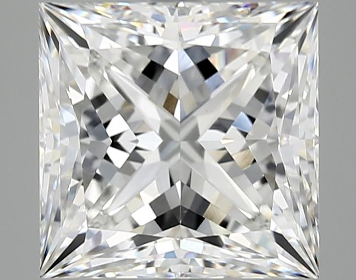 4.77 Carat Princess Shaped Ideal Cut VVS2 IGI Certified Lab Grown Diamond
