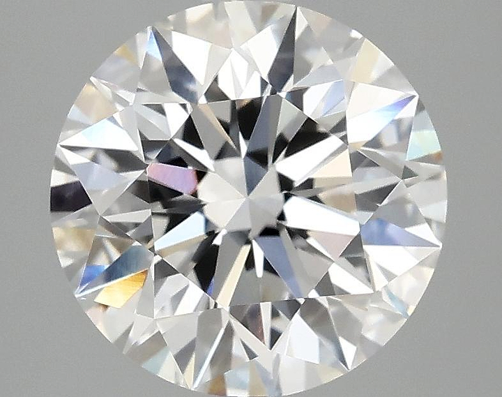 3.07 Carat Round Shaped Excellent Cut VVS2 IGI Certified Lab Grown Diamond