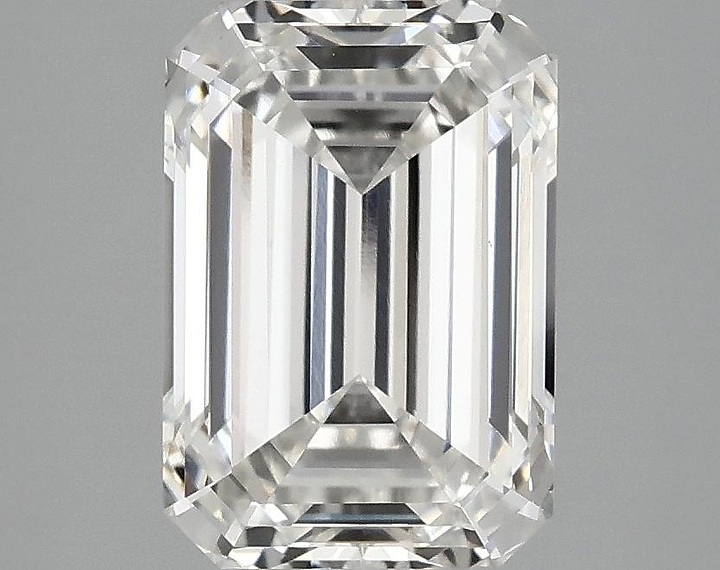 3.05 Carat Emerald Shaped Ideal Cut VVS2 IGI Certified Lab Grown Diamond