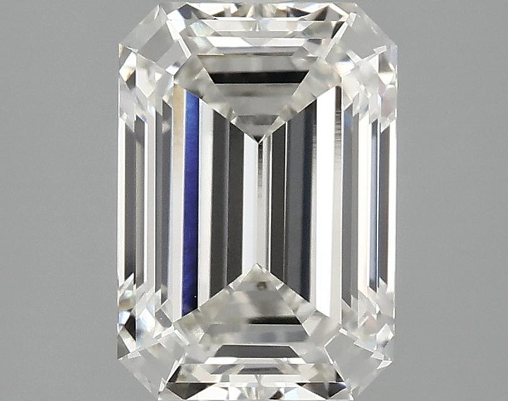 2.59 Carat Emerald Shaped Ideal Cut VVS2 IGI Certified Lab Grown Diamond