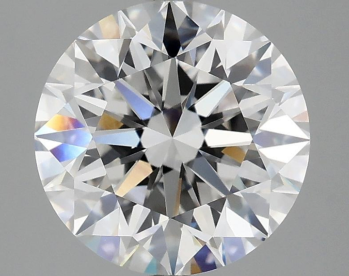 3.09 Carat Round Shaped Excellent Cut VVS2 IGI Certified Lab Grown Diamond