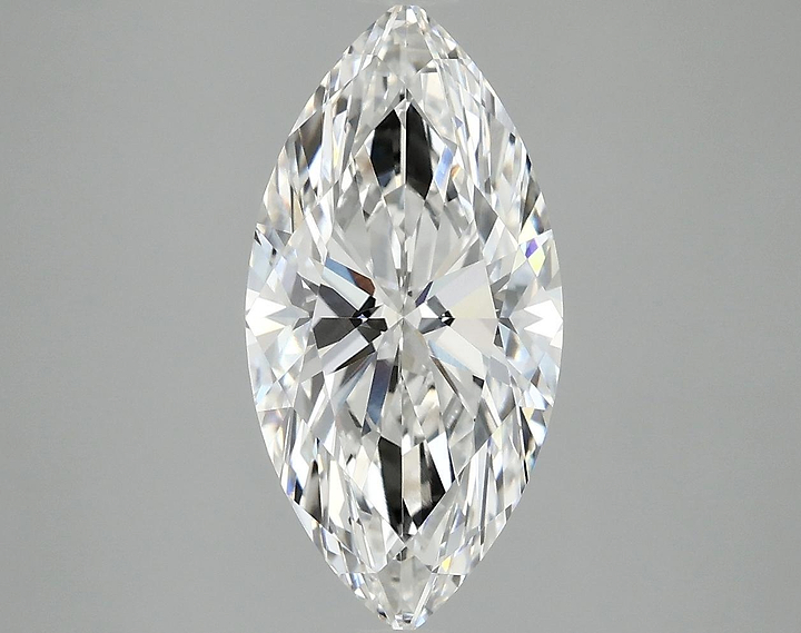 3.06 Carat Marquise Shaped Ideal Cut VVS2 IGI Certified Lab Grown Diamond