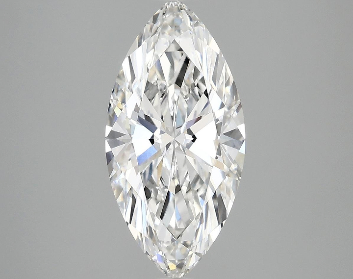 2.34 Carat Marquise Shaped Ideal Cut VVS2 IGI Certified Lab Grown Diamond