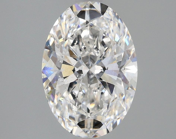 2.54 Carat Oval Shaped Ideal Cut SI1 IGI Certified Lab Grown Diamond
