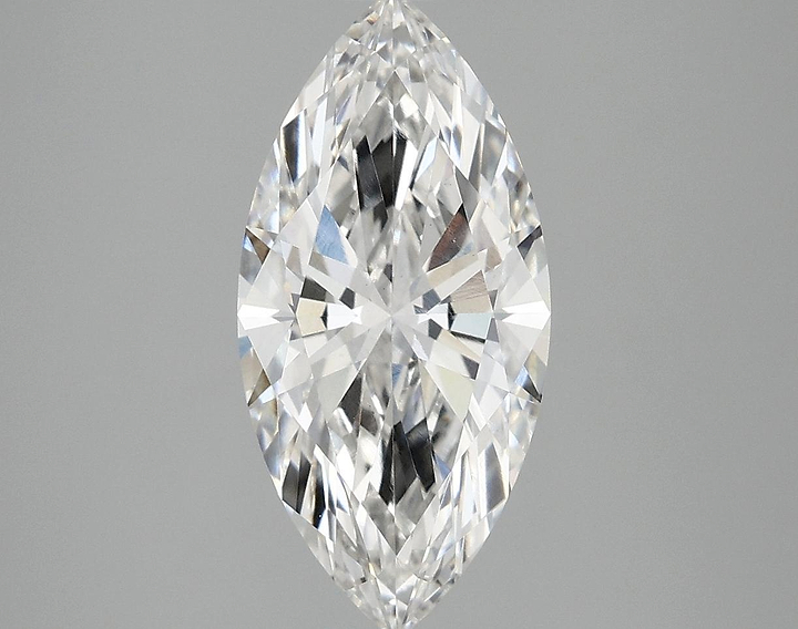 2.58 Carat Marquise Shaped Excellent Cut VS1 IGI Certified Lab Grown Diamond