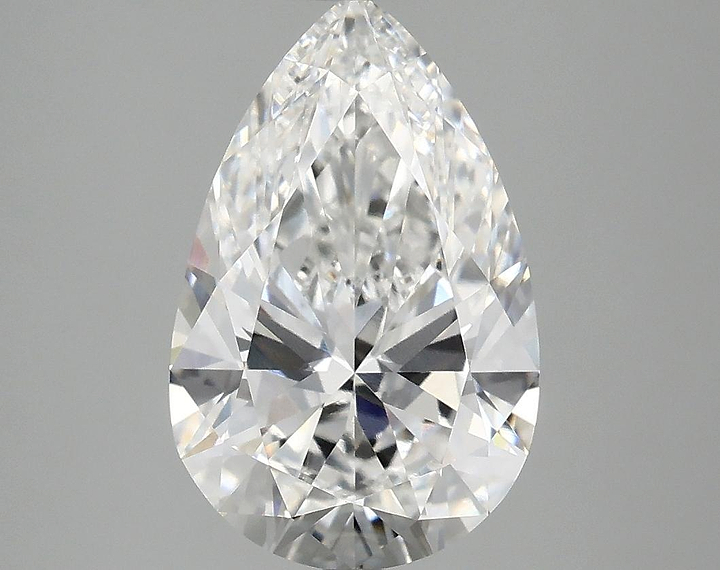 3.03 Carat Pear Shaped Ideal Cut VVS2 IGI Certified Lab Grown Diamond