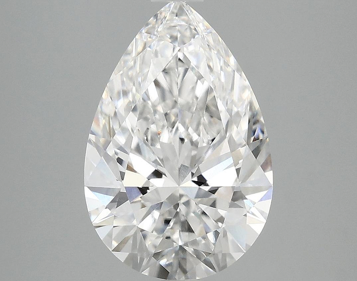 3.05 Carat Pear Shaped Excellent Cut VVS2 IGI Certified Lab Grown Diamond