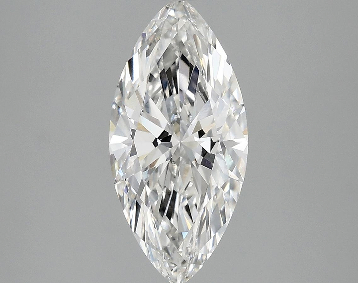 2.05 Carat Marquise Shaped Excellent Cut VVS2 IGI Certified Lab Grown Diamond
