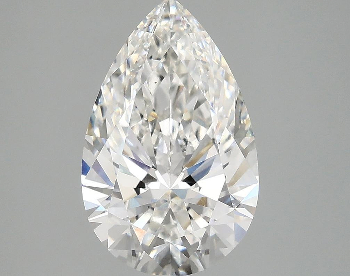 2.5 Carat Pear Shaped Ideal Cut VS2 IGI Certified Lab Grown Diamond