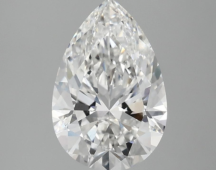 2.07 Carat Pear Shaped Excellent Cut VVS2 IGI Certified Lab Grown Diamond