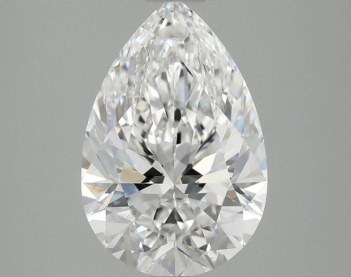 3.09 Carat Pear Shaped Excellent Cut VS1 IGI Certified Lab Grown Diamond