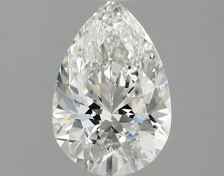 1.57 Carat Pear Shaped Excellent Cut VS2 IGI Certified Lab Grown Diamond