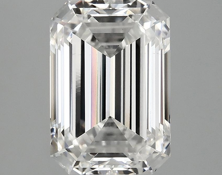 3.09 Carat Emerald Shaped Ideal Cut VS1 IGI Certified Lab Grown Diamond