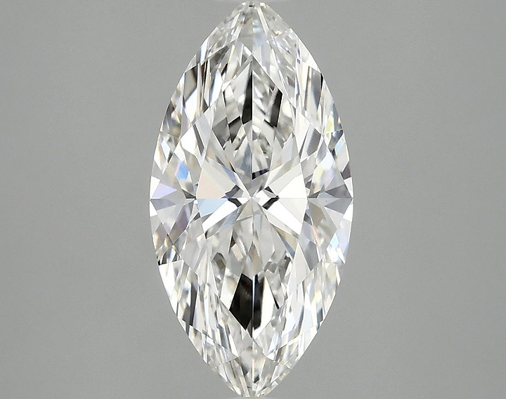 1.97 Carat Marquise Shaped Ideal Cut VVS2 IGI Certified Lab Grown Diamond