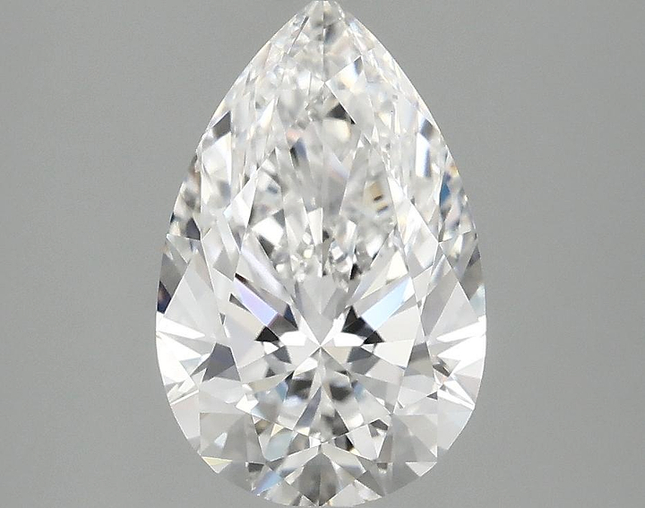 2.08 Carat Pear Shaped Ideal Cut VVS2 IGI Certified Lab Grown Diamond