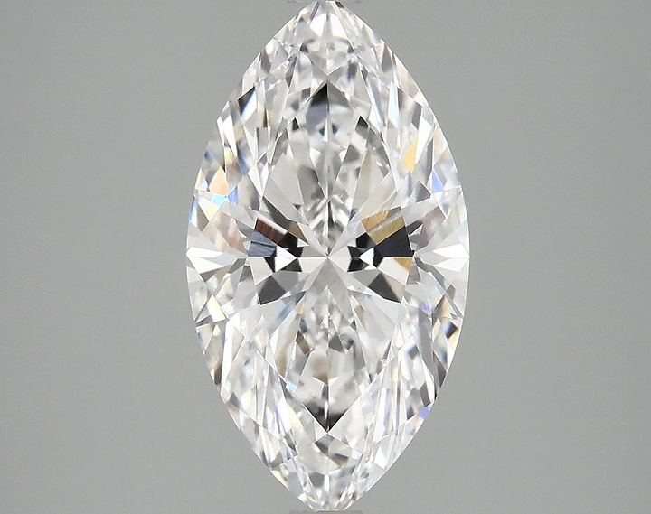 3.04 Carat Marquise Shaped Excellent Cut VS1 IGI Certified Lab Grown Diamond