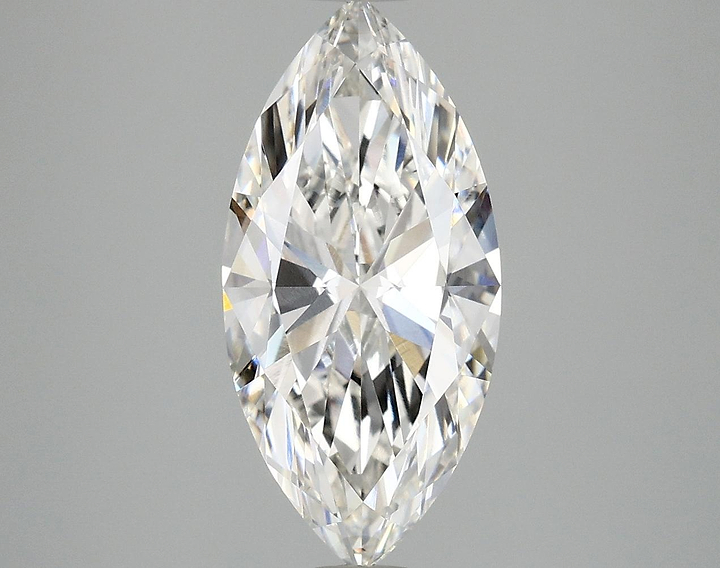 2.97 Carat Marquise Shaped Excellent Cut VVS2 IGI Certified Lab Grown Diamond