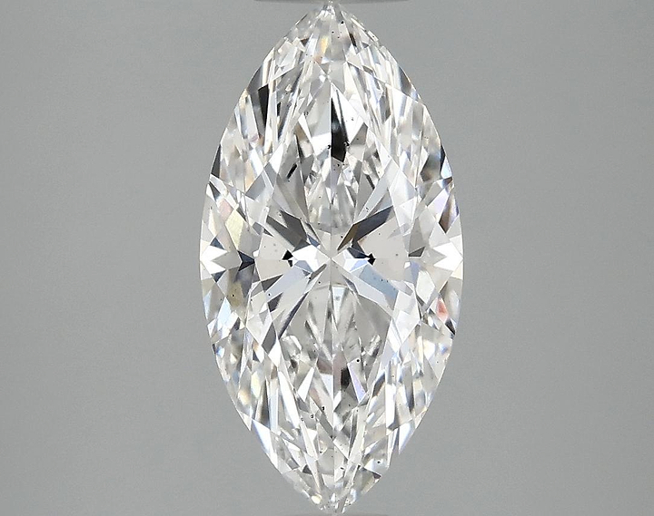 2.08 Carat Marquise Shaped Ideal Cut SI1 IGI Certified Lab Grown Diamond