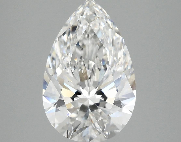 3.09 Carat Pear Shaped Ideal Cut VS1 IGI Certified Lab Grown Diamond