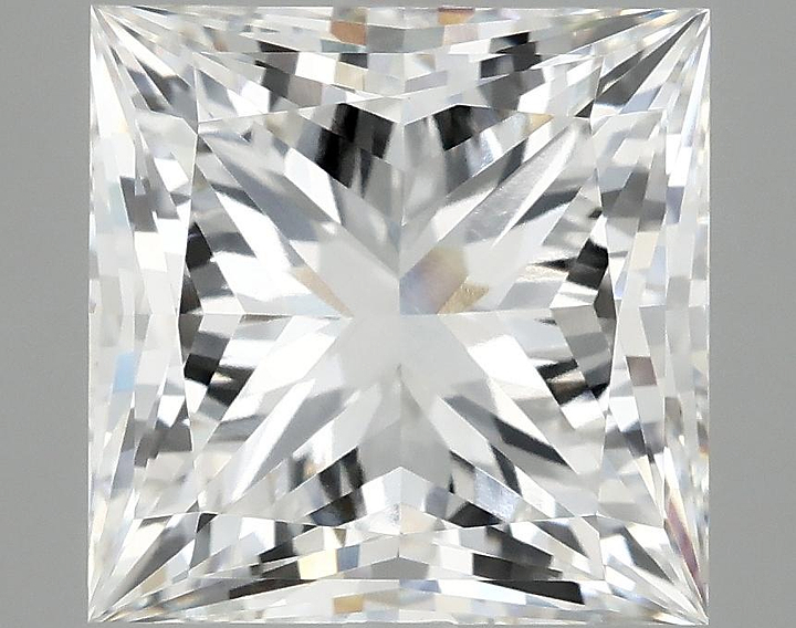 6.1 Carat Princess Shaped Ideal Cut VVS2 IGI Certified Lab Grown Diamond