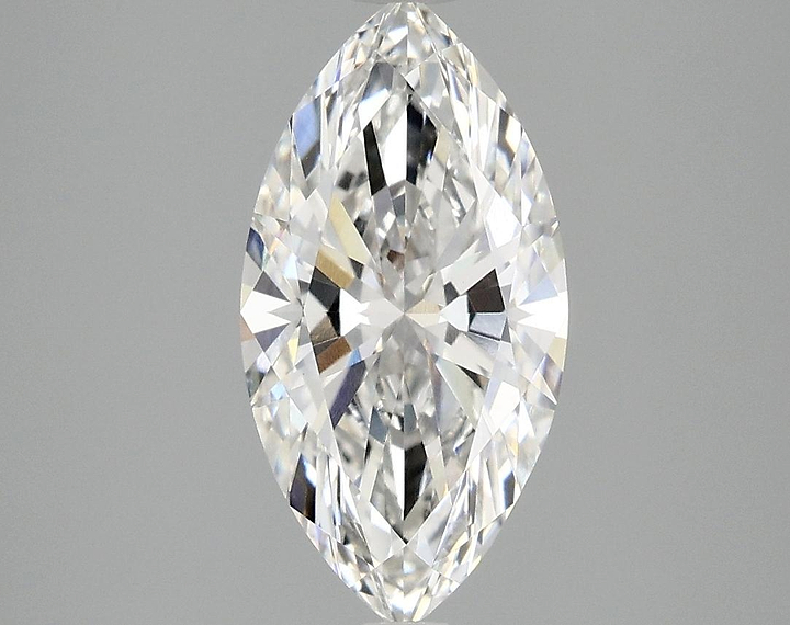 2.02 Carat Marquise Shaped Ideal Cut VVS2 IGI Certified Lab Grown Diamond