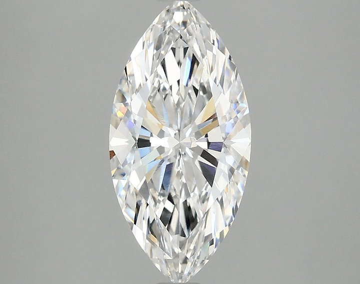 2.07 Carat Marquise Shaped Ideal Cut VVS2 IGI Certified Lab Grown Diamond