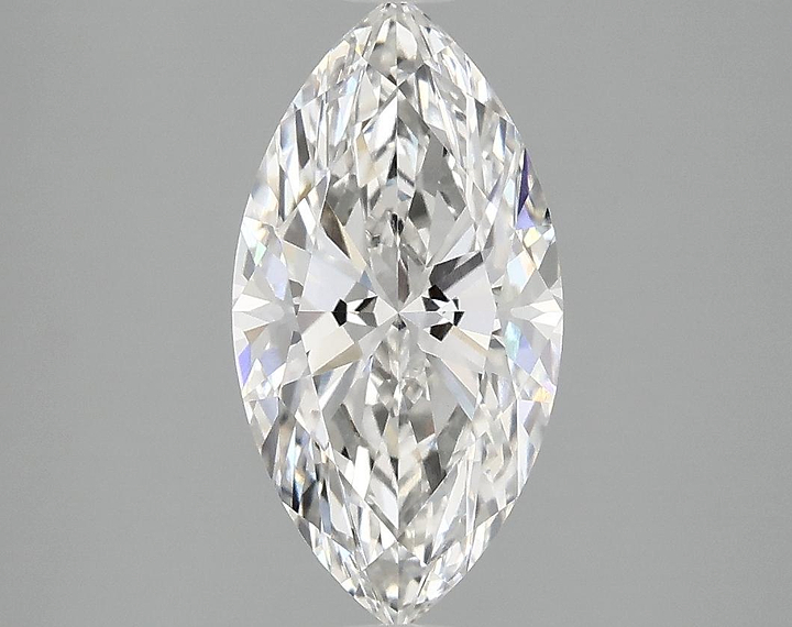 2.1 Carat Marquise Shaped Ideal Cut VVS2 IGI Certified Lab Grown Diamond