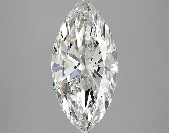 3.03 Carat Marquise Shaped Excellent Cut VVS2 IGI Certified Lab Grown Diamond