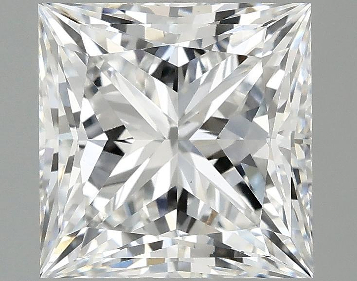 2.54 Carat Princess Shaped Ideal Cut VS1 IGI Certified Lab Grown Diamond