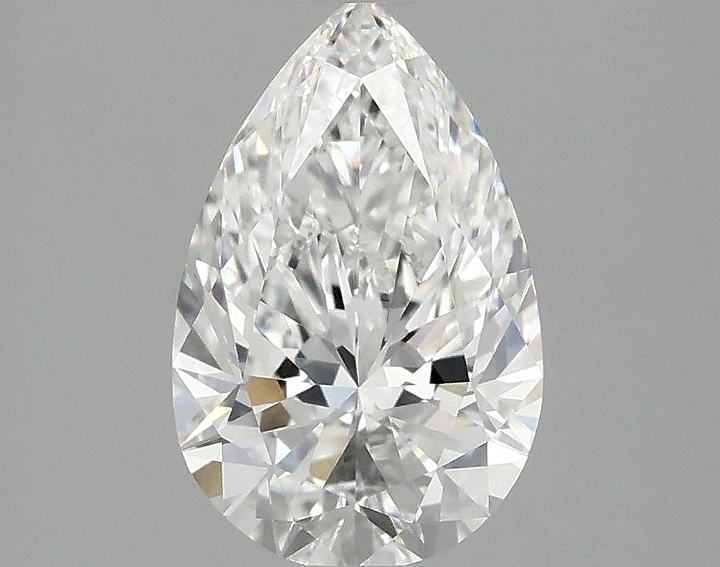 1.53 Carat Pear Shaped Ideal Cut VVS2 IGI Certified Lab Grown Diamond