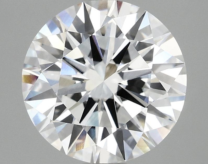 3.05 Carat Round Shaped Ideal Cut VVS2 IGI Certified Lab Grown Diamond