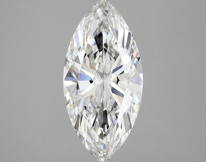 2.02 Carat Marquise Shaped Excellent Cut VVS2 IGI Certified Lab Grown Diamond