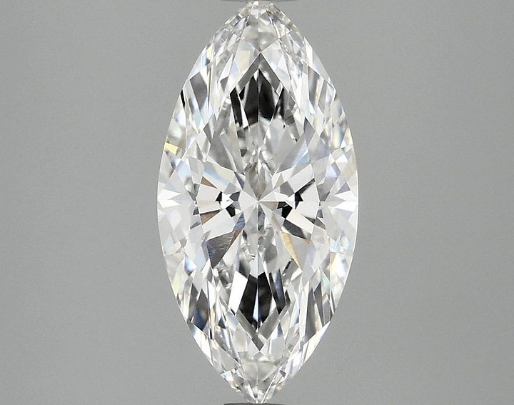 2.1 Carat Marquise Shaped Ideal Cut VVS2 IGI Certified Lab Grown Diamond