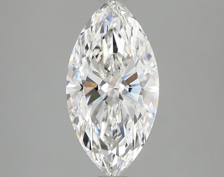 1.98 Carat Marquise Shaped Ideal Cut VVS2 IGI Certified Lab Grown Diamond
