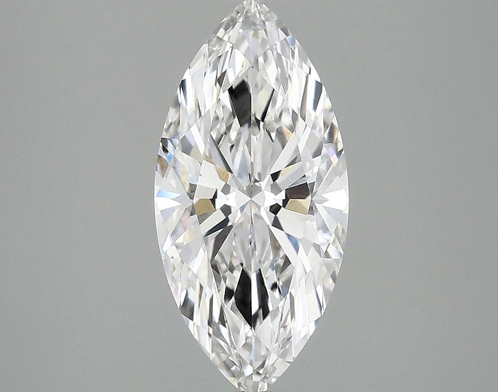 1.9 Carat Marquise Shaped Excellent Cut VVS2 IGI Certified Lab Grown Diamond