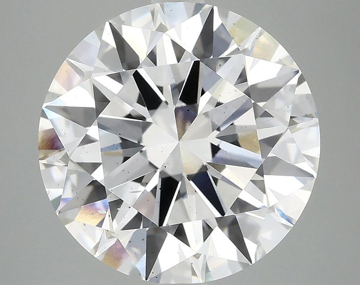 6.06 Carat Round Shaped Ideal Cut SI1 IGI Certified Lab Grown Diamond