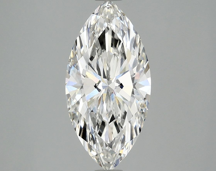 2.1 Carat Marquise Shaped Ideal Cut VVS2 IGI Certified Lab Grown Diamond