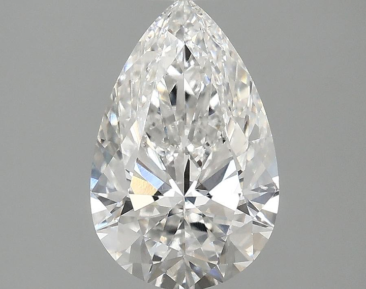 1.57 Carat Pear Shaped Ideal Cut VS2 IGI Certified Lab Grown Diamond