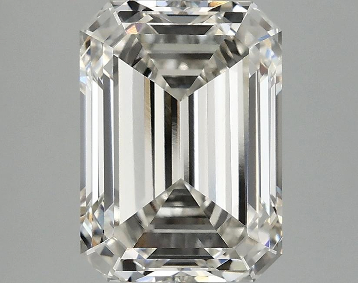 3.09 Carat Emerald Shaped Ideal Cut VVS2 IGI Certified Lab Grown Diamond