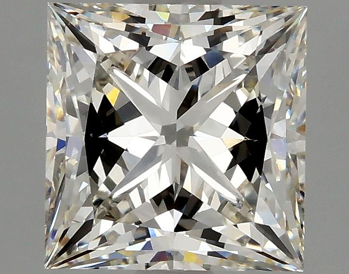 2.13 Carat Princess Shaped Ideal Cut VVS2 IGI Certified Lab Grown Diamond