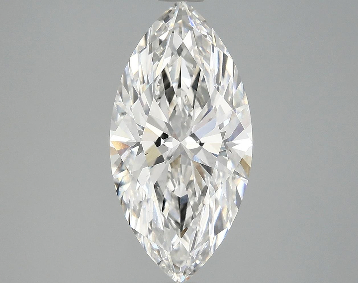 3.07 Carat Marquise Shaped Ideal Cut VVS2 IGI Certified Lab Grown Diamond