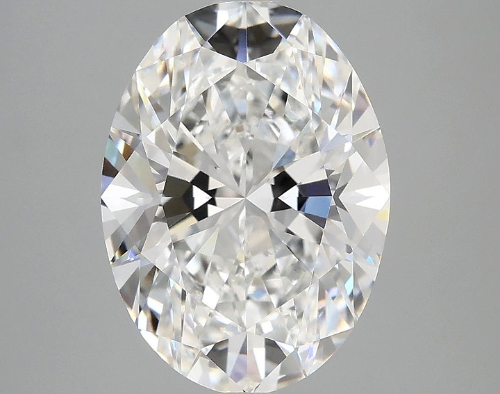 4.05 Carat Oval Shaped Excellent Cut VVS2 IGI Certified Lab Grown Diamond
