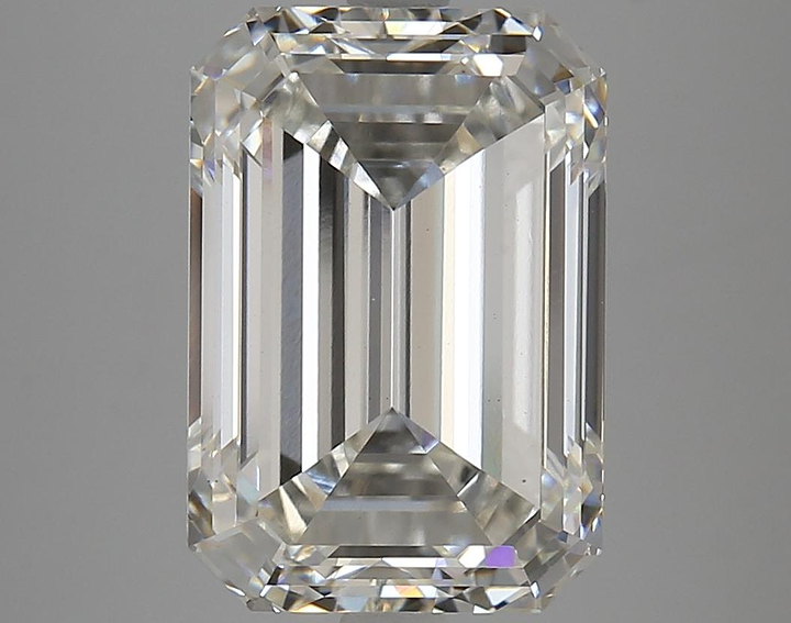 7.14 Carat Emerald Shaped Ideal Cut VS1 IGI Certified Lab Grown Diamond