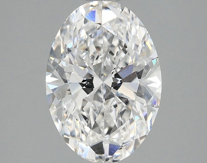 2.05 Carat Oval Shaped Ideal Cut VVS2 IGI Certified Lab Grown Diamond