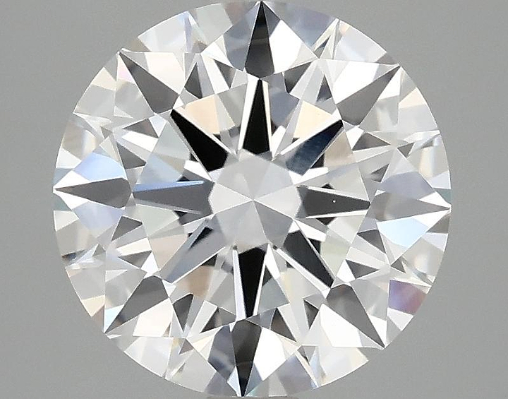 2.96 Carat Round Shaped Ideal Cut VVS2 IGI Certified Lab Grown Diamond