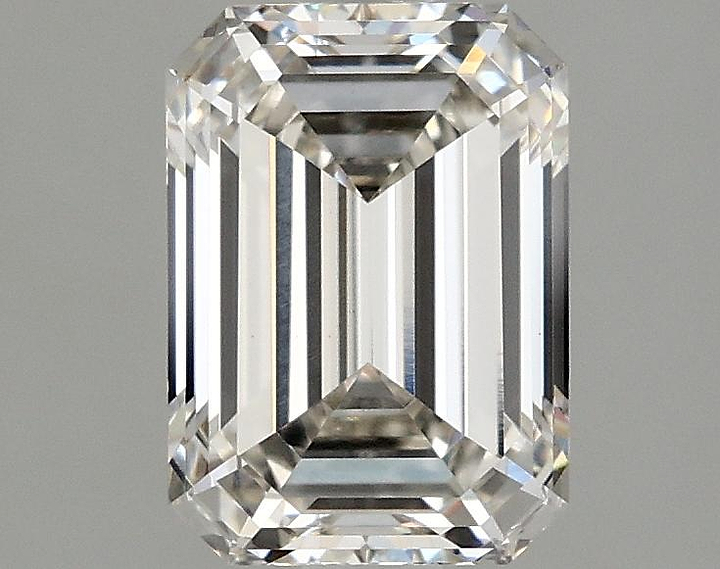 2.06 Carat Emerald Shaped Ideal Cut VVS2 IGI Certified Lab Grown Diamond