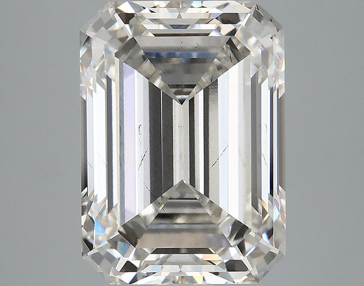 5.1 Carat Emerald Shaped Excellent Cut VS2 IGI Certified Lab Grown Diamond