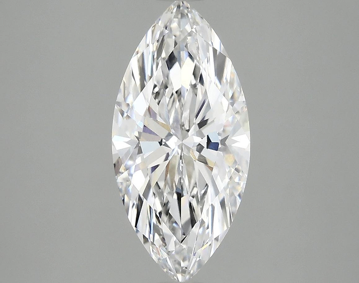 2.09 Carat Marquise Shaped Excellent Cut VVS2 IGI Certified Lab Grown Diamond