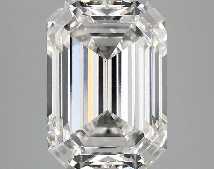 3.17 Carat Emerald Shaped Ideal Cut VS1 IGI Certified Lab Grown Diamond